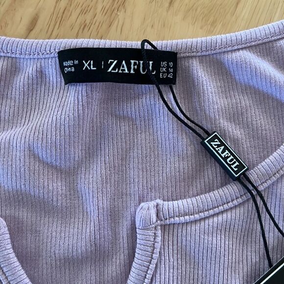 ZAFUL crop top NWT   - Picture 5 of 5
